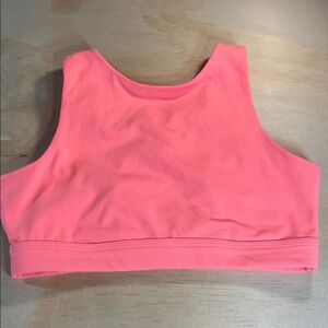 Arie Yoga/Spots Bra Full Coverage front Cropped Tank Sz S